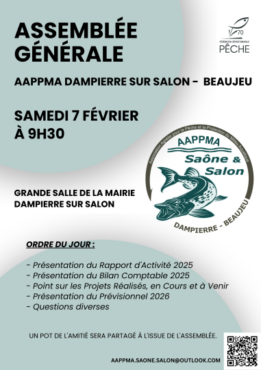 AAPPMA : Assemblée générale 